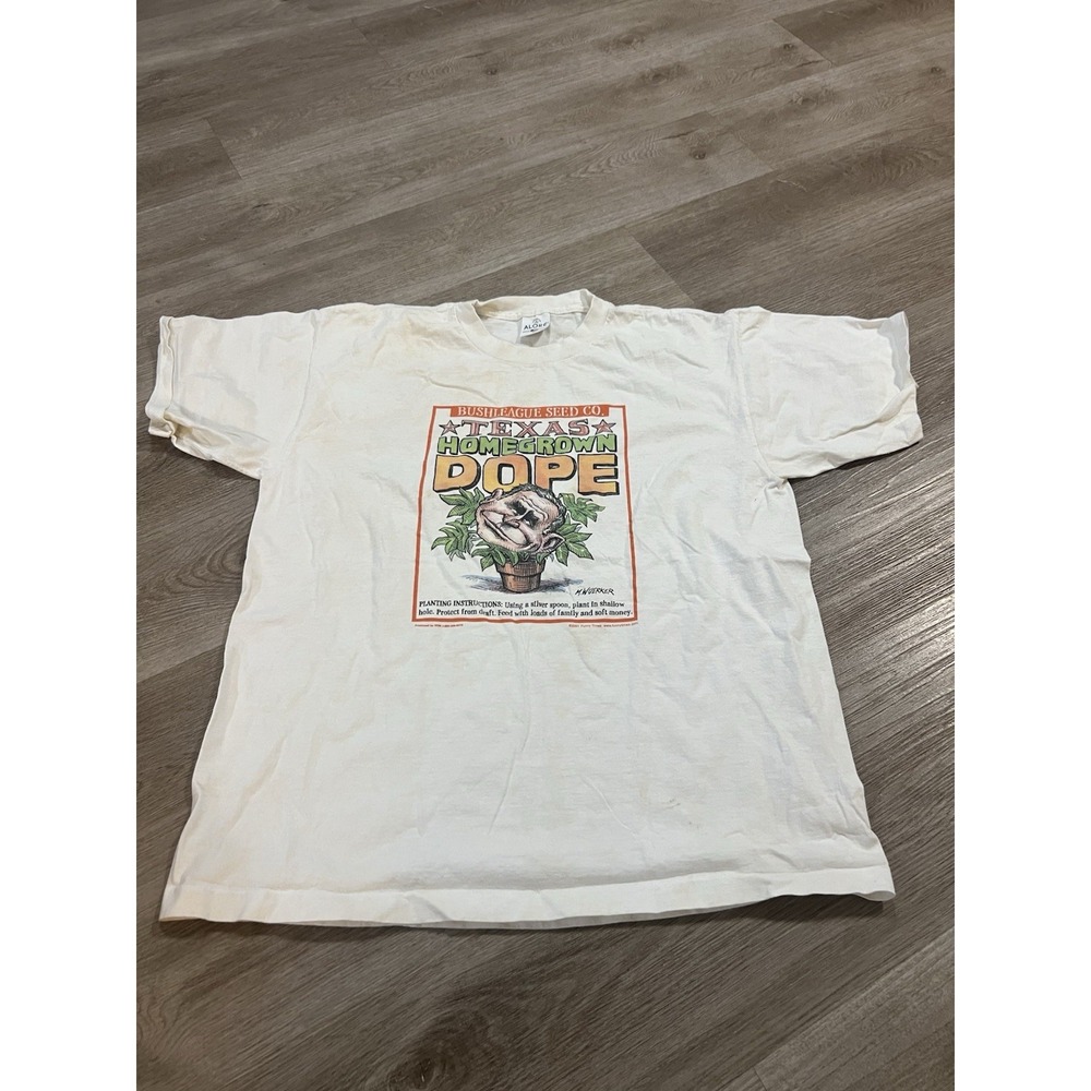 Vintage 2001 Texas Homegrown Dope Shirt‎ XL